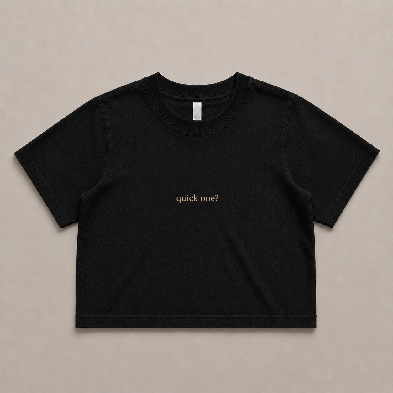 crop | quick one | seen / said