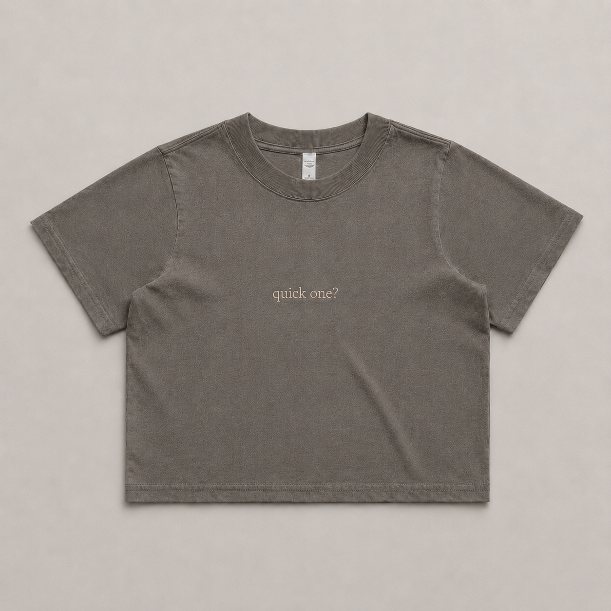 crop | quick one | seen / said