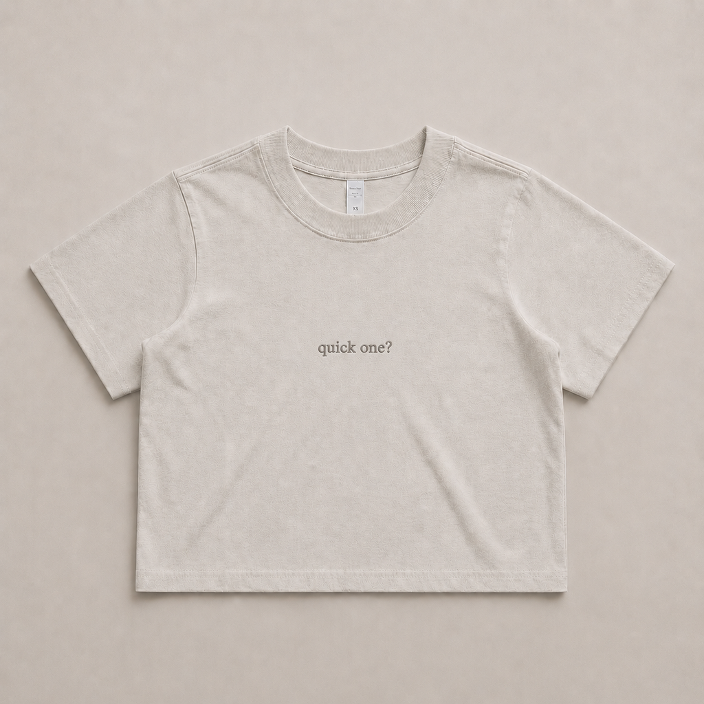 crop | quick one | seen / said